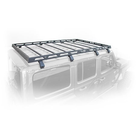 Dv8 Offroad Gutter Rail Mount ClampOn Black Steel RRJL-01